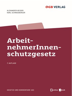 cover image of ArbeitnehmerInnenschutzgesetz